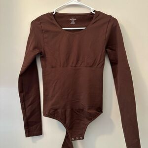 Brown bodysuit